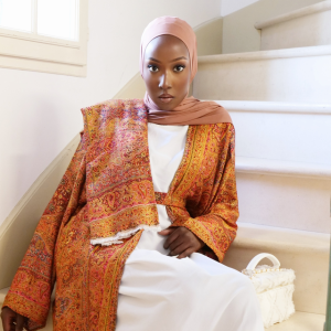 Ensemble Pashmina Royal orange